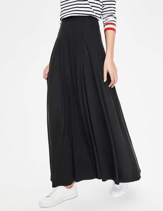 Black Jersey Maxi Skirt - ShopStyle UK