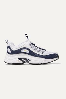 Reebok Daytona Dmx Ii Mesh And Leather Sneakers - White