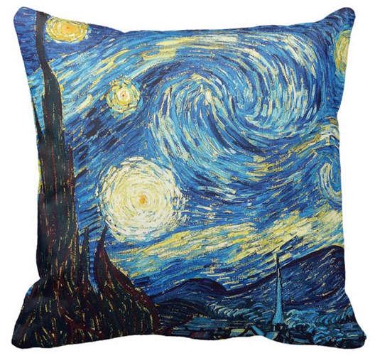 Vincent van Gogh The Starry Night Throw Pillow