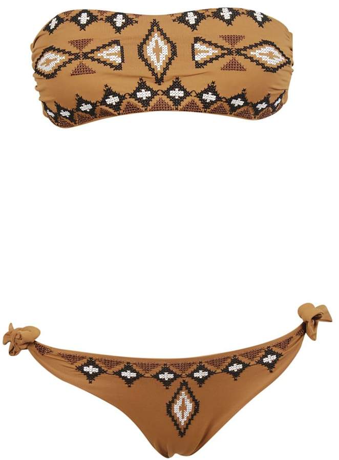 Cristina Ferrari Cristina Ferrari Embroidered Bikini