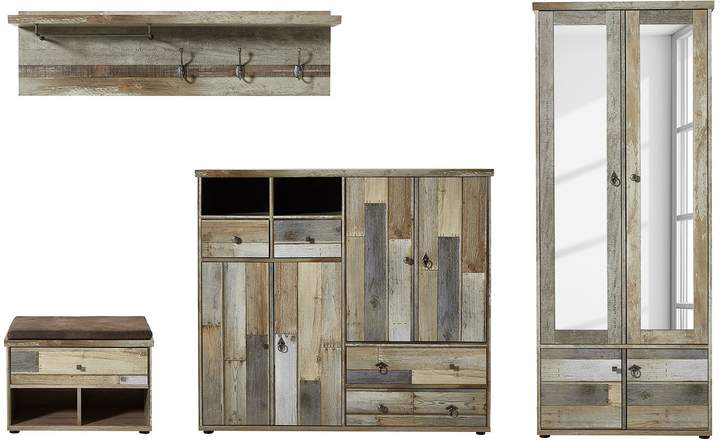 roomscape Garderoben-Set Tapara II (4-teilig)