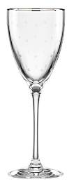 Larabee Dot Platinum Wine Glass
