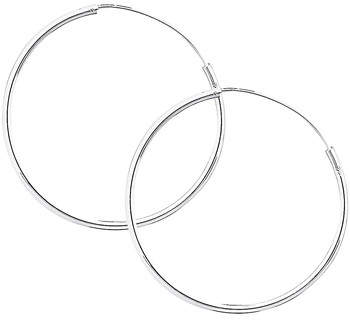 Fashionvictime Ohrringe Ohrringe Damen - Versilbert Kreolen Modeschmuck