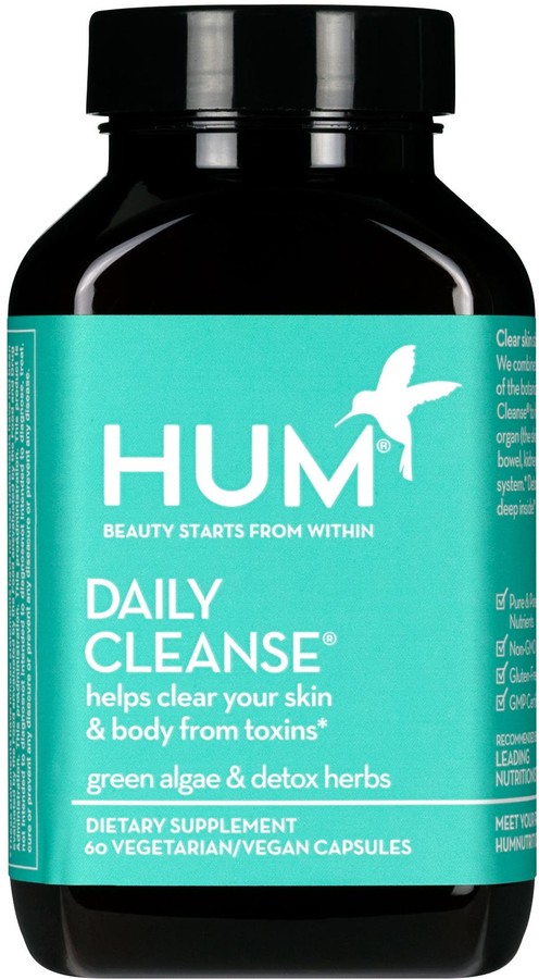 HUM NUTRITION Daily Cleanse(R) Clear Skin and Body Detox Dietary Supplement