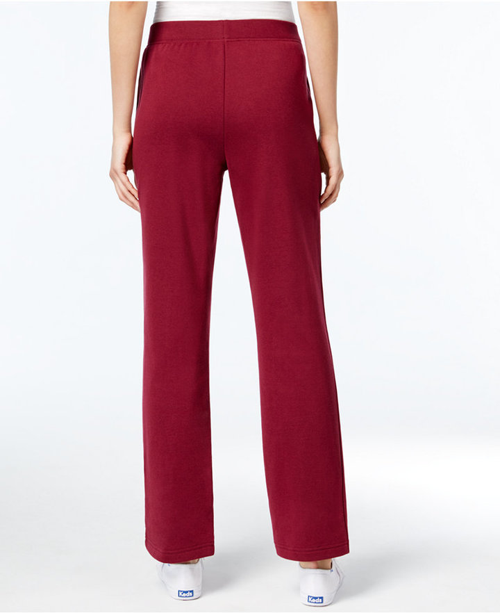 Karen Scott Petite Pull-On Fleece Pants, Only at Macy's - ShopStyle Women