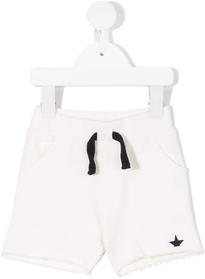 Macchia J Kids embroidered logo shorts