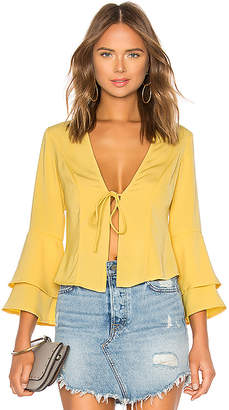 superdown Julia Ruffle Top superdown Julia Ruffle Top