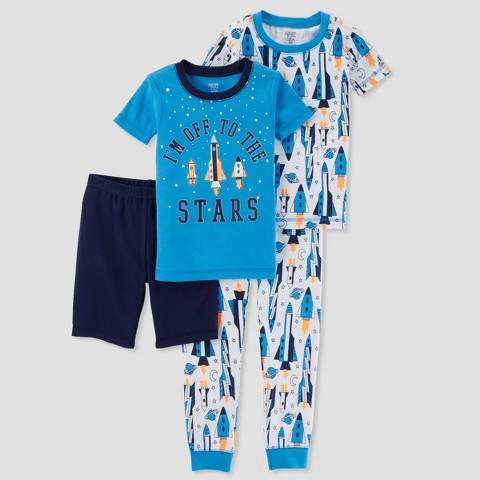 Buy Just One You made by carter Toddler Boys' 4pc Space Shuttle Pajama Set - Just One You® made by carter's Blue!