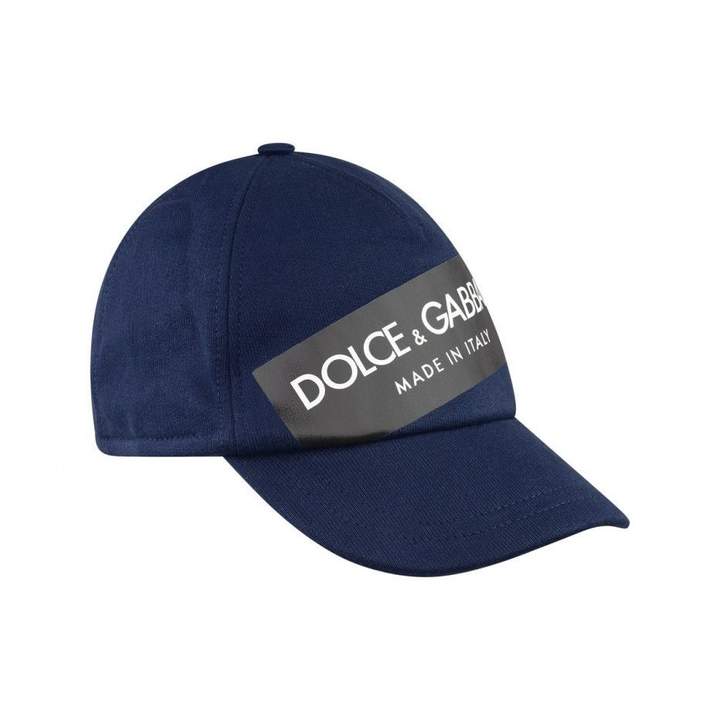 Dolce & GabbanaBoys Blue Branded Cap