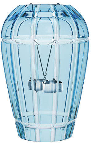 Saint Louis Crystal En Cage Two-Candle Hurricane