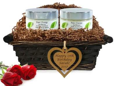 Pure Energy Apothecary Supreme Sensation Pure Aromatherapy Birthday Gift Basket