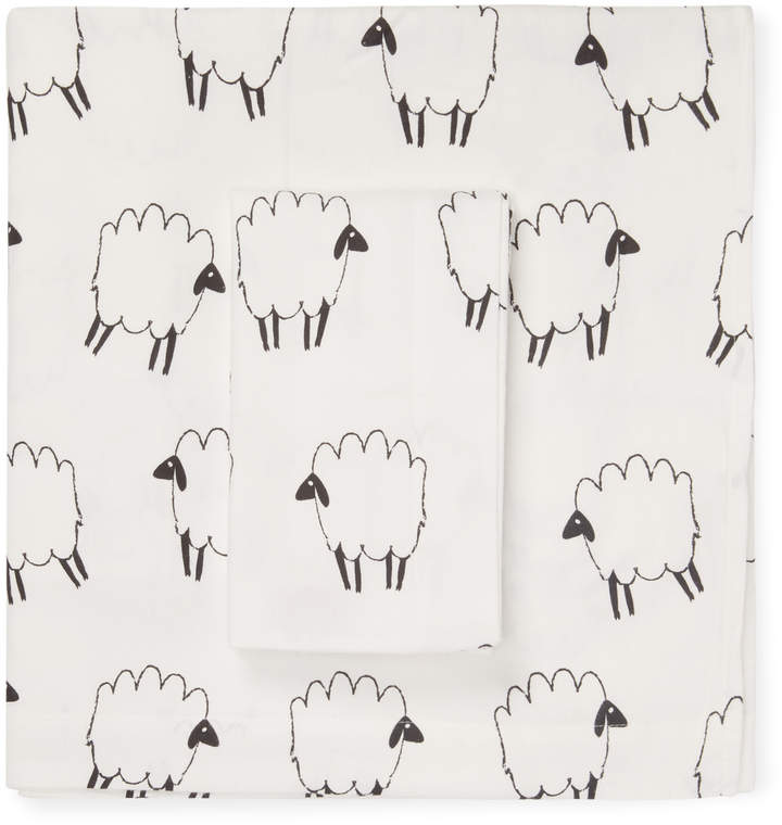 Counting Sheep Flannel Sheet Set