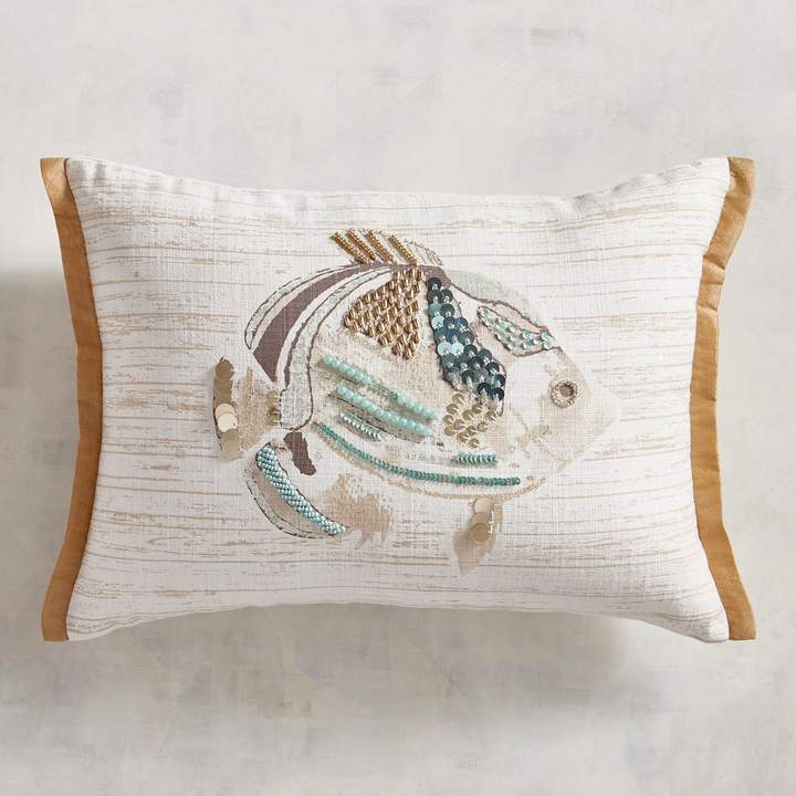Golden Fish Lumbar Pillow
