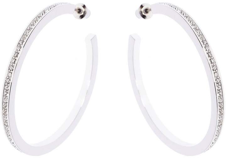 Large Hoop Earrings - Silver