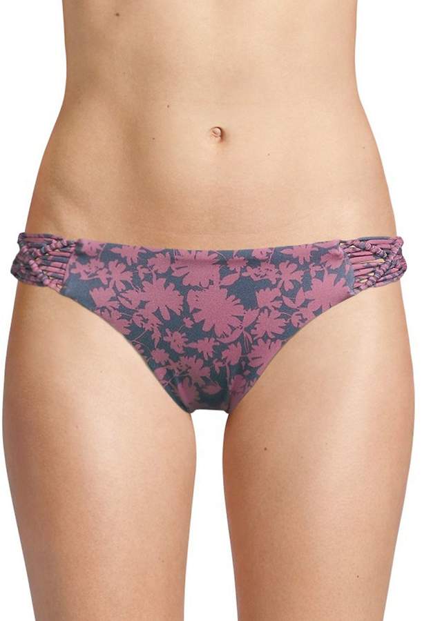 Women's Macrame Side Low-Rise Bikini Bottom