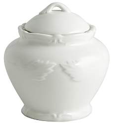 Rocaille White Sugar Bowl