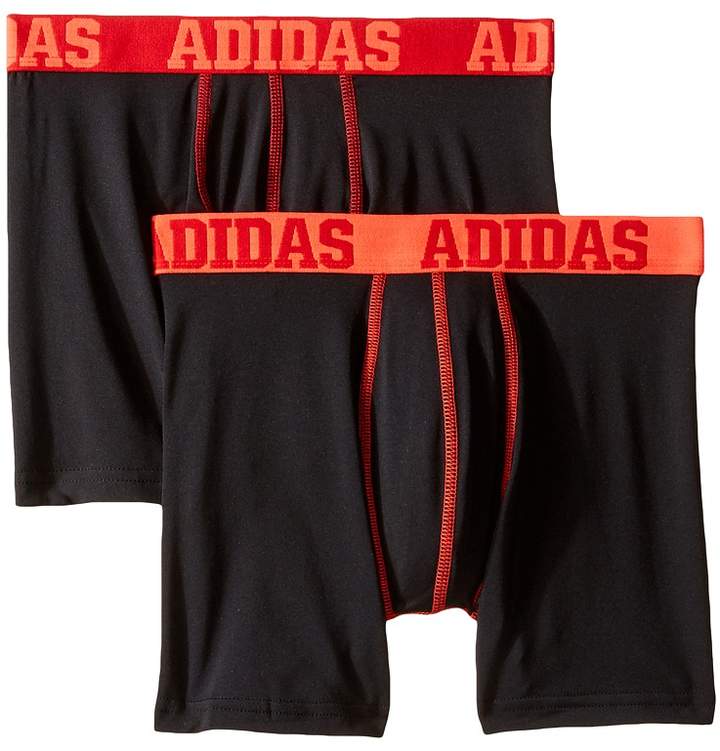 adidas Kids Sport Performance Climalite 2-Pack Boxer Brief Boy's Underwear