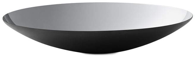 Normann Copenhagen - Krenit Schale flach, Silber, 2,8 x Ø 16 cm