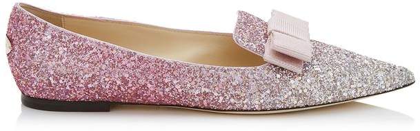 Gala Ombré Glitter Flats