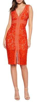 Bardot Lace Sheath Dress