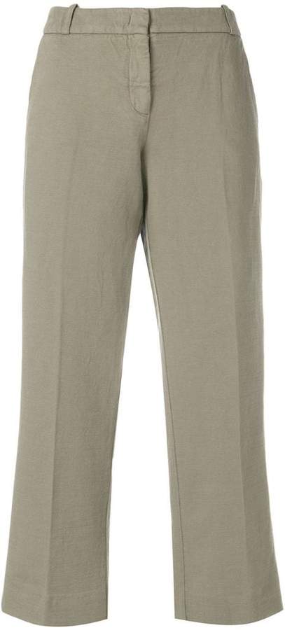 casual cropped trousers