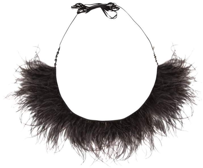 Ostrich Feathers Necklace