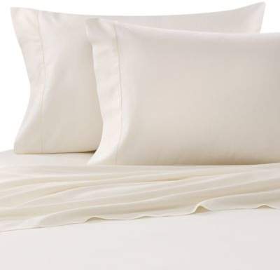 BellinoTM Raso Cotton Queen Fitted Sheet in Ivory