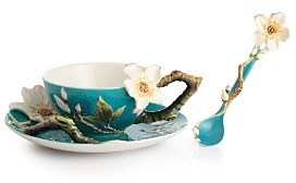 Franz Collection Van Gogh Almond Flower Cup & Saucer with Spoon