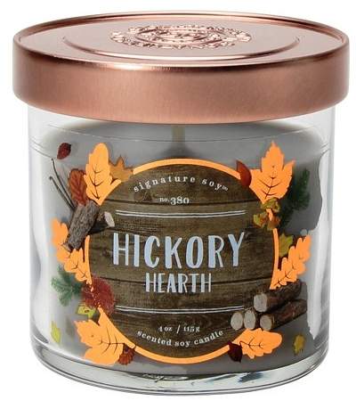 Signature Soy Jar Candle - 4oz - Hickory Hearth