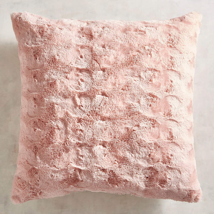 Fuzzy Blush Pillow