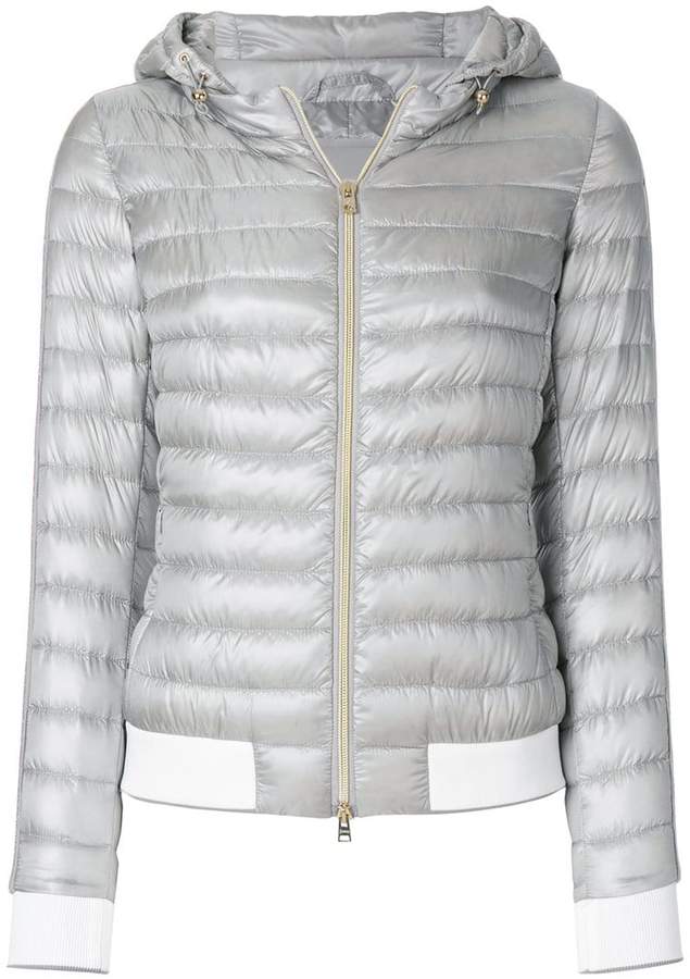 hooded padded jacket