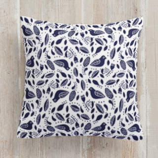 Holiday Partridge Square Pillow