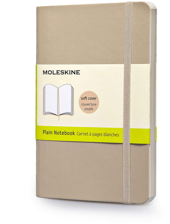 Blanko Notizbuch Pocket, Softcover, Khaki