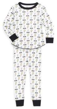 Toddler's, Little Boy's & Boy's AC/DC Cotton Thermal Pajamas