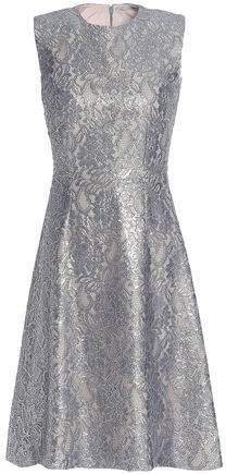 Metallic Corded Lace Dress