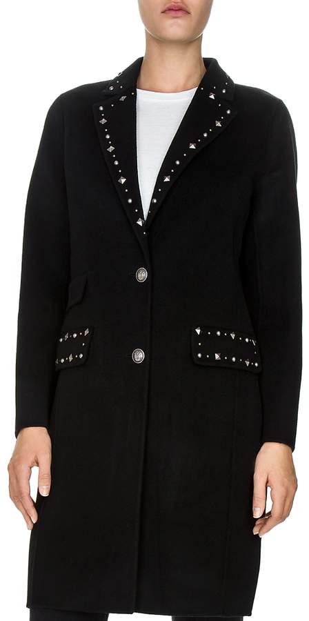 Studded Wool Coat