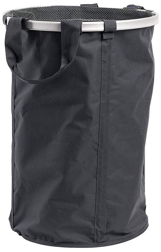 Foldable Oxford Laundry Bin In Grey