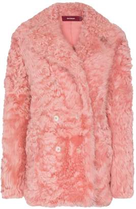 Sies Marjan Pippa shearling pea coat