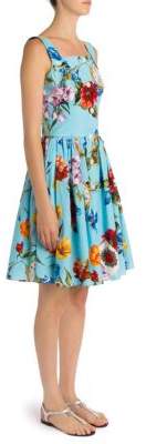 Floral-Print Button Dress