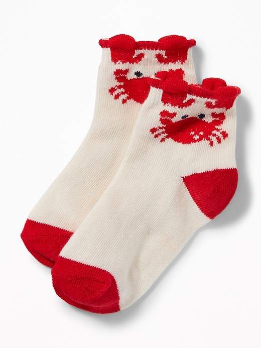 Crab Critter Socks for Toddler Boys & Baby