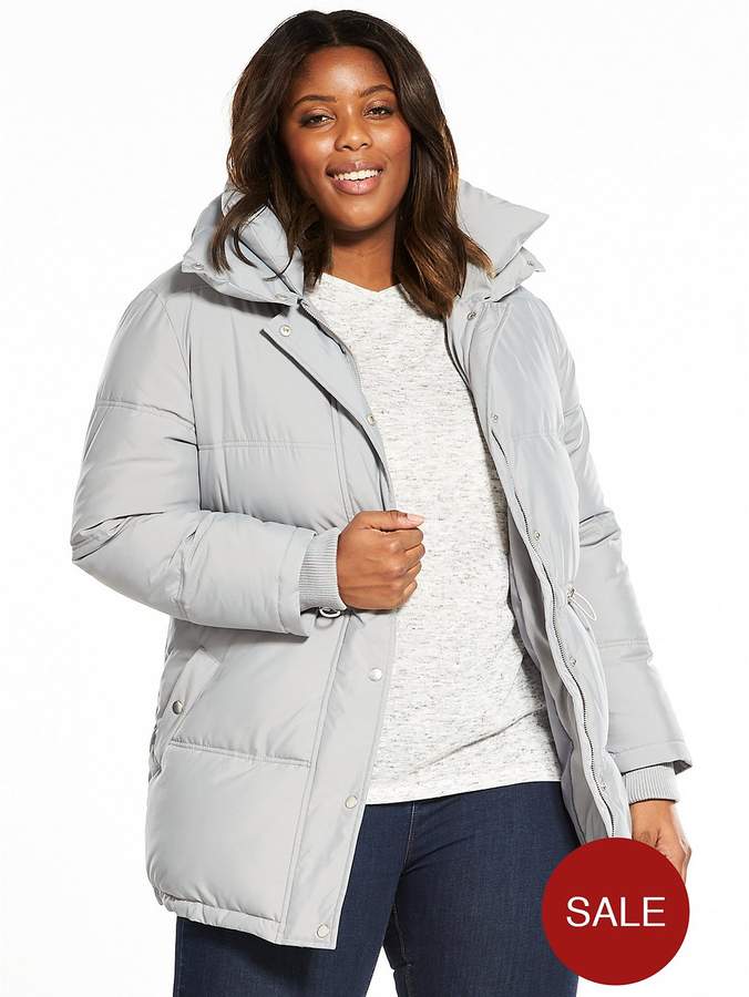V By Very Curve Short Padded Coat