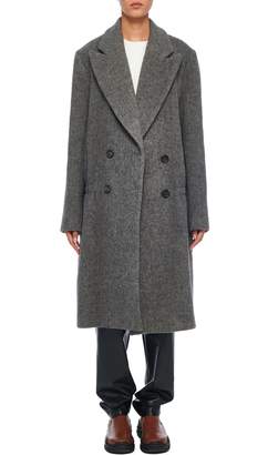 Tibi Plush Wool Dropwaist Coat Tibi Plush Wool Dropwaist Coat