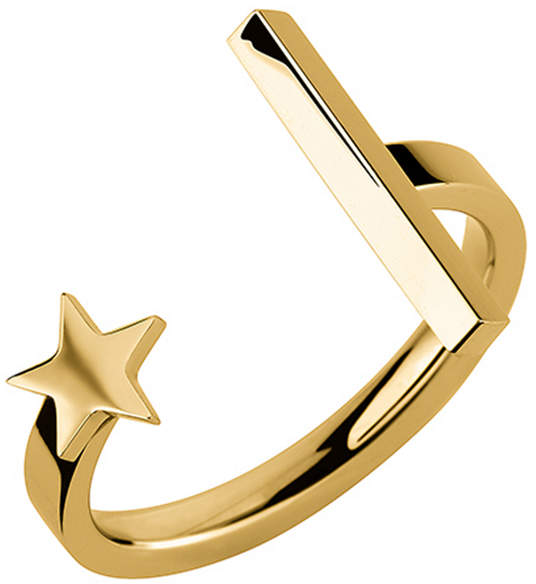 Ring Star ́n ́Bar, Gelb, Größe 54