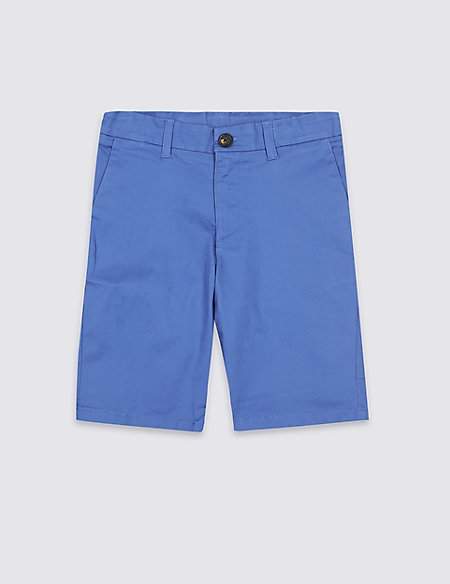 Cotton Shorts with Stretch (3-16 Years)
