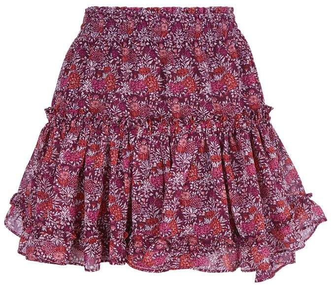 Misa Los Angeles Juliana Ruffle Mini Skirt