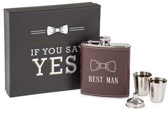 Best Man Flask Set