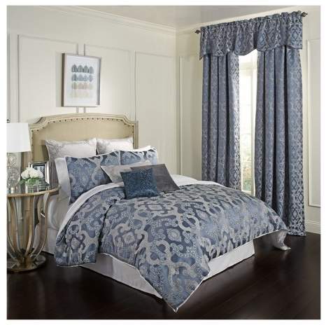 Blue Normandy Comforter Set - Beautyset