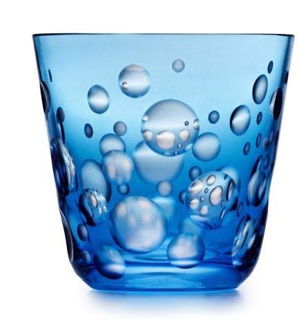 Rotter Glas Glas Aufsteiger, aqua
