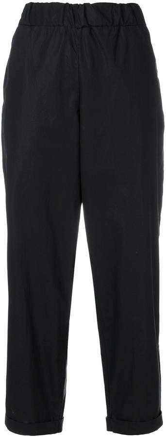 Labo Art Hoch sitzende Cropped-Hose