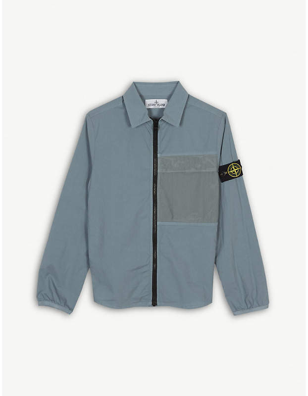 Packable cotton overshirt 6-14 years